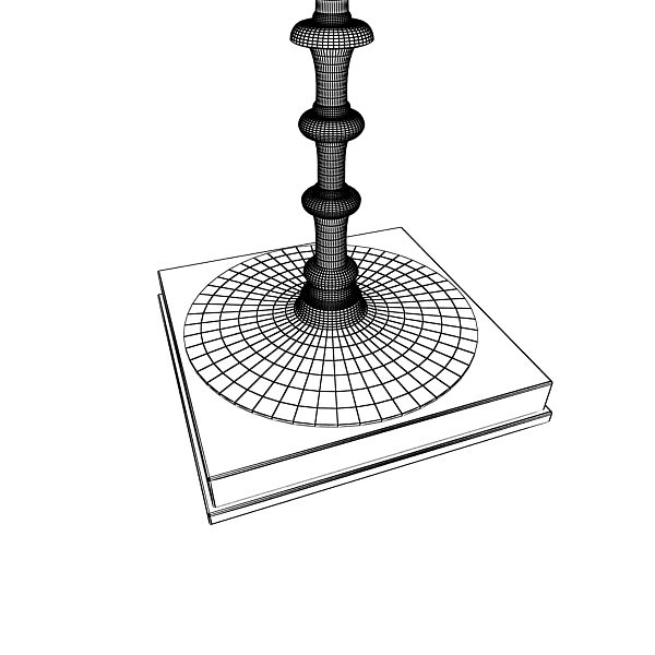 Modern Floor Lamp 08 Lunette 3D model_11