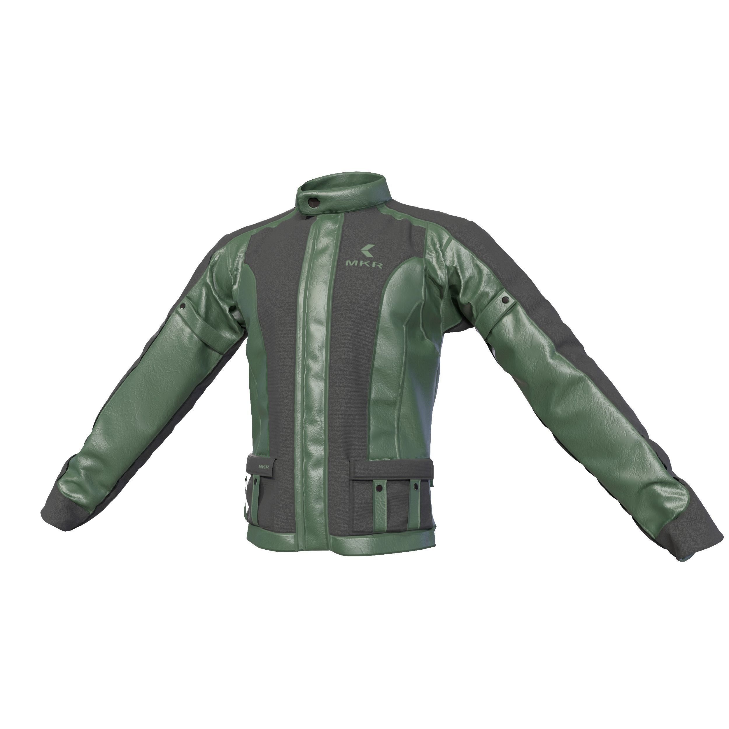 3d jacket male outfit 3D model_7