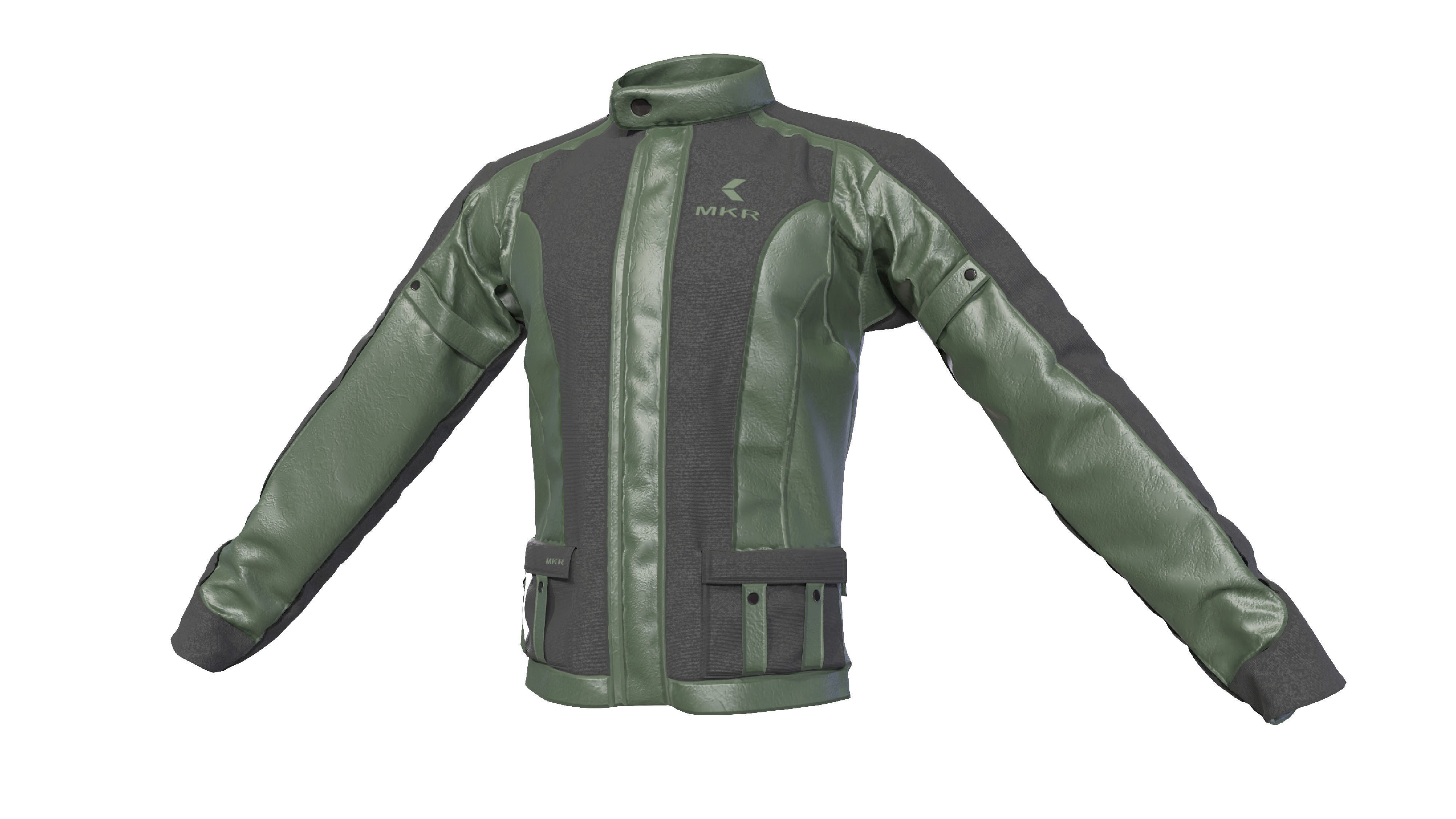 3d jacket male outfit 3D model_3