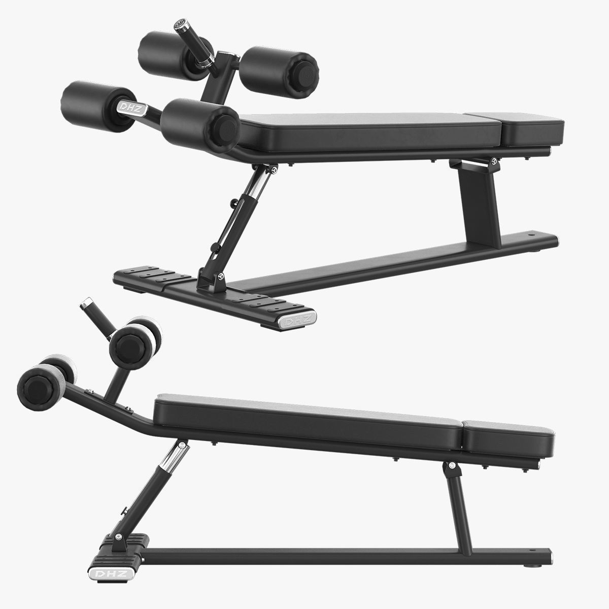 E-7037 Adjustable Decline Bench 3D model_6