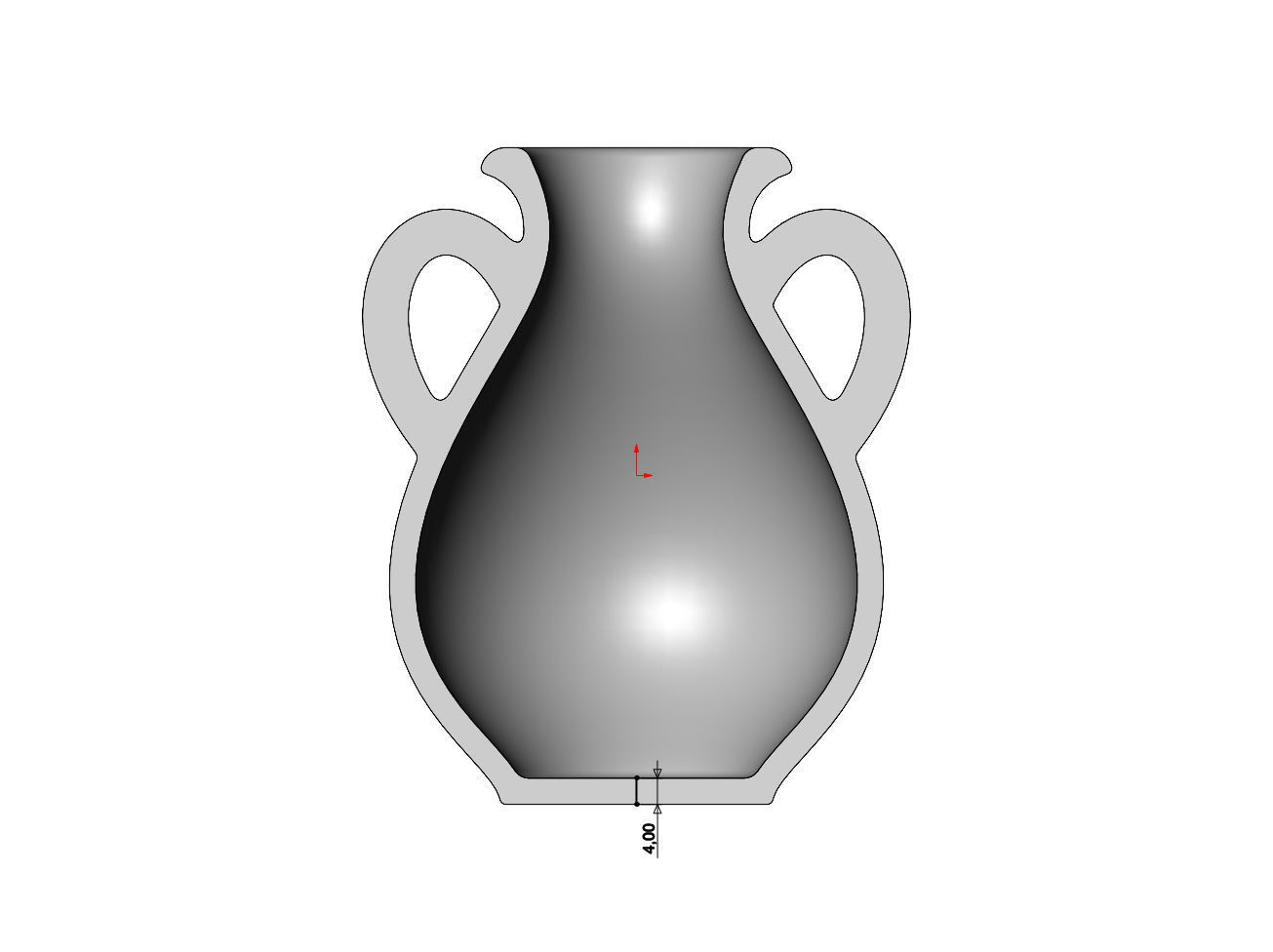 Simple Greek vintage urn and vase 3D print model_5