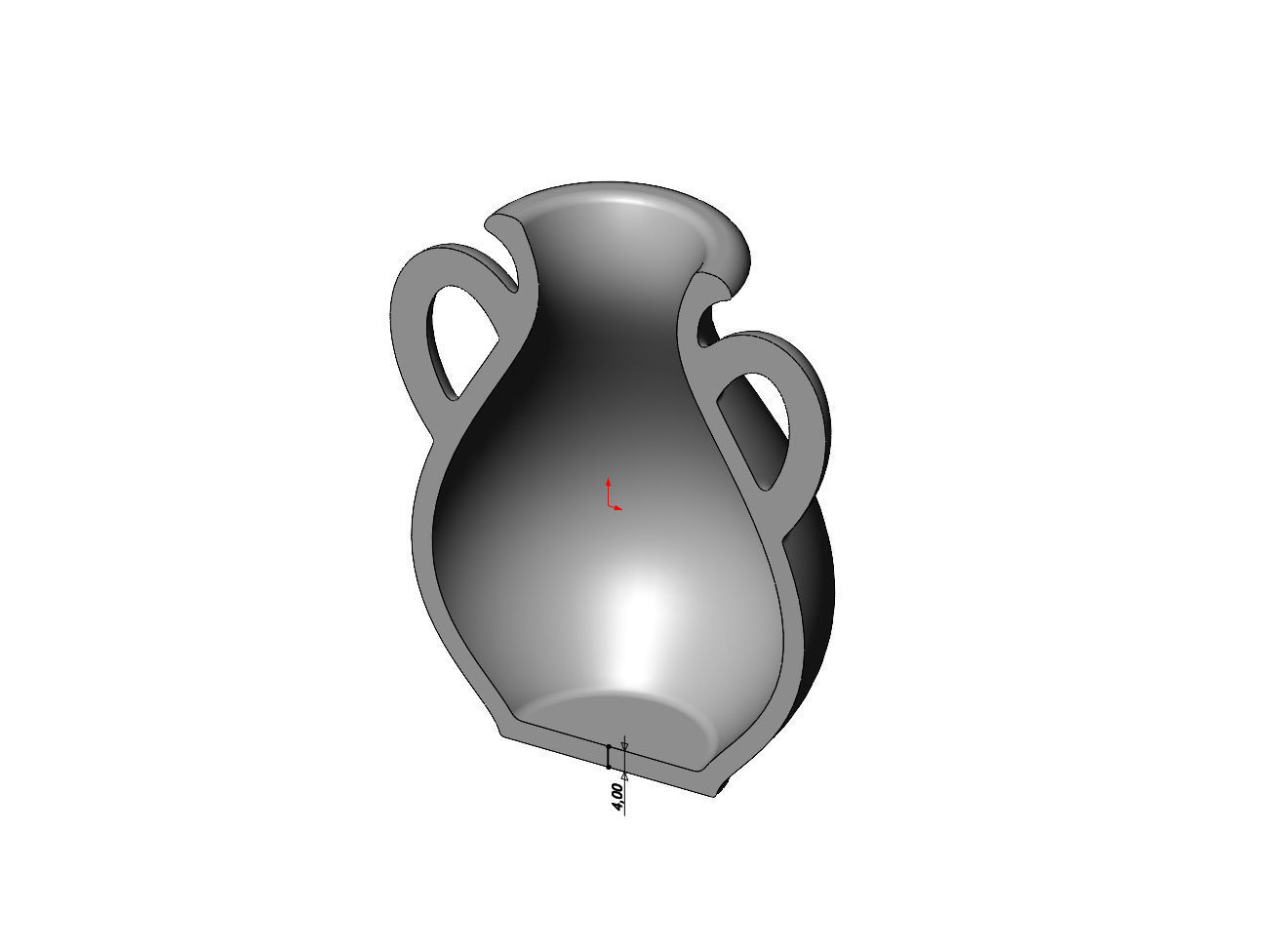 Simple Greek vintage urn and vase 3D print model_6
