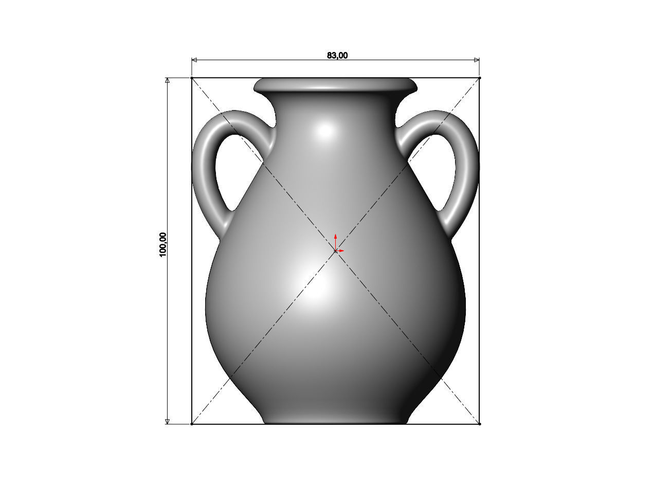 Simple Greek vintage urn and vase 3D print model_4