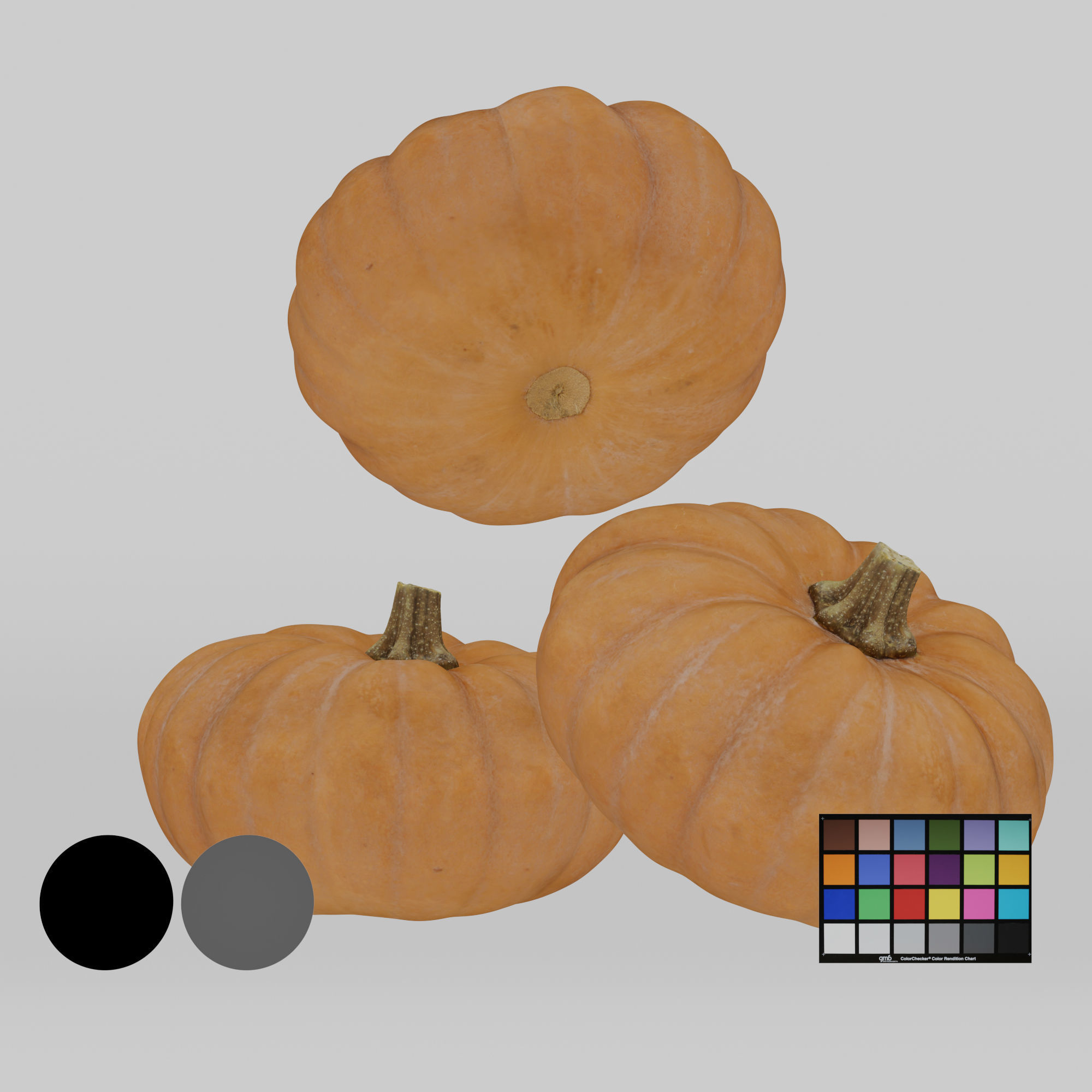 Pumpkin 3D model_2