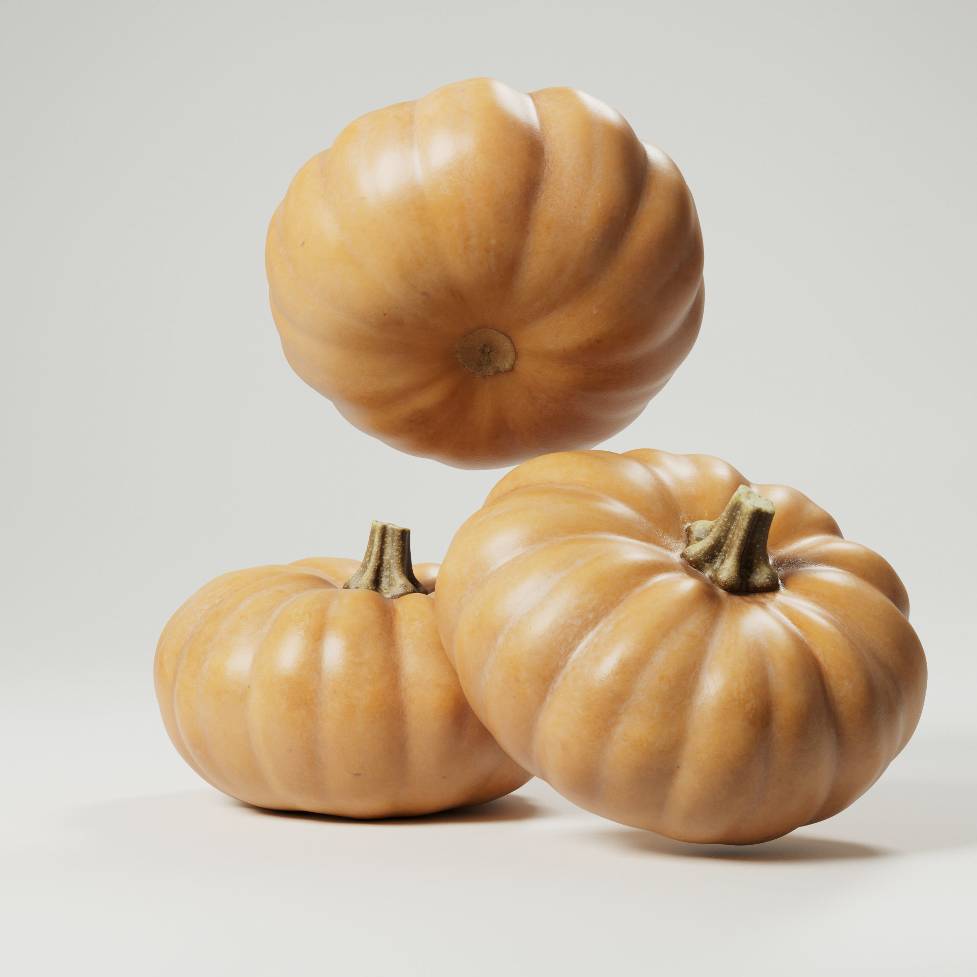 Pumpkin 3D model_4