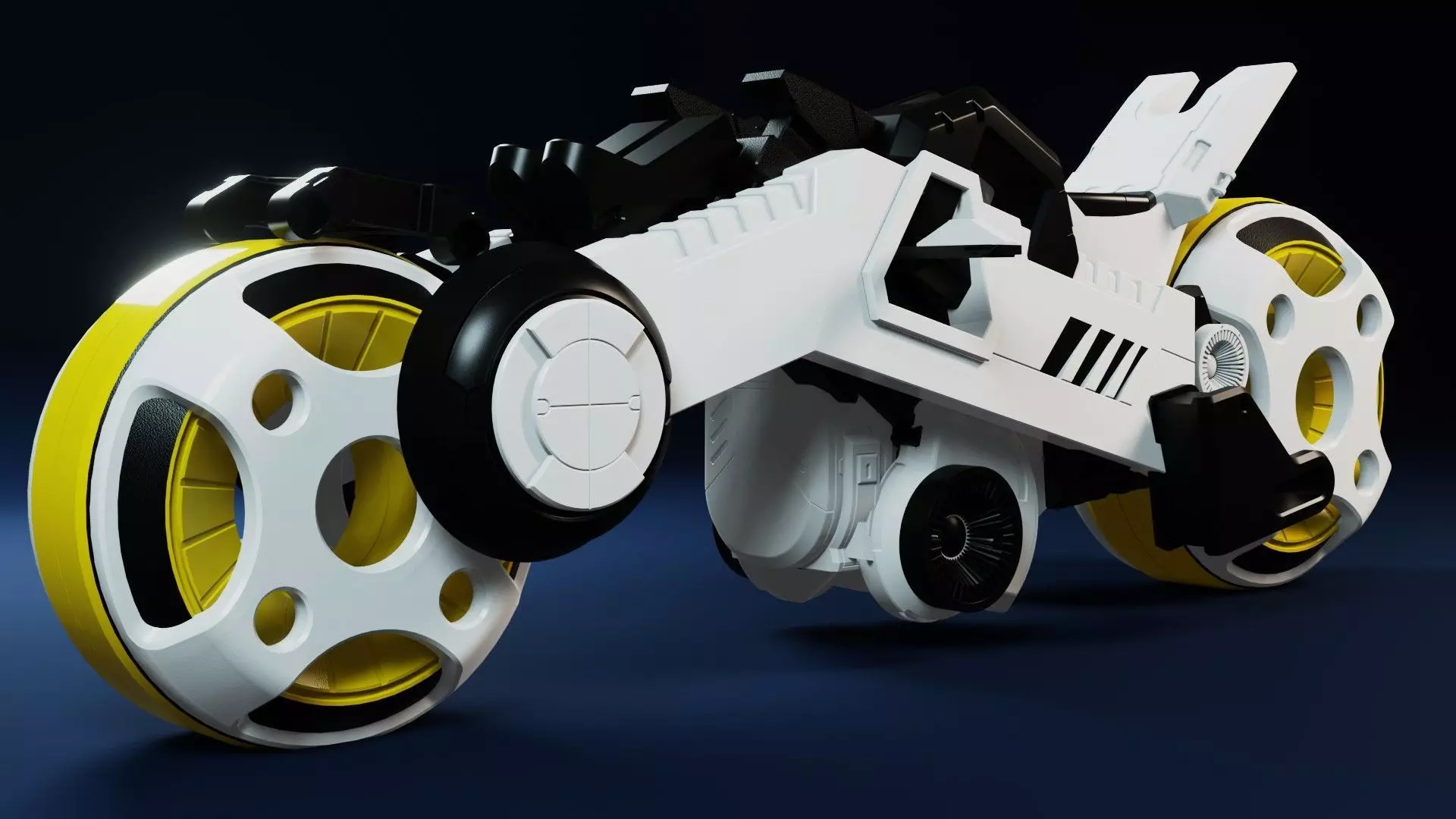 SCI-FI SPORTS BIKE 3D model_0