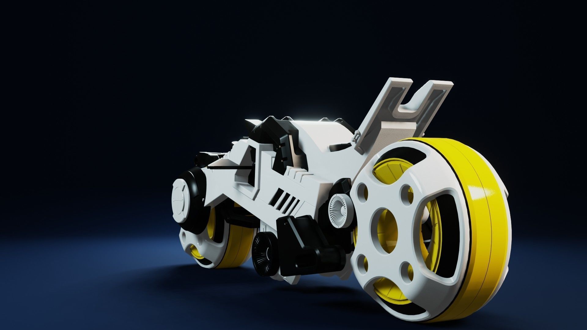 SCI-FI SPORTS BIKE 3D model_11