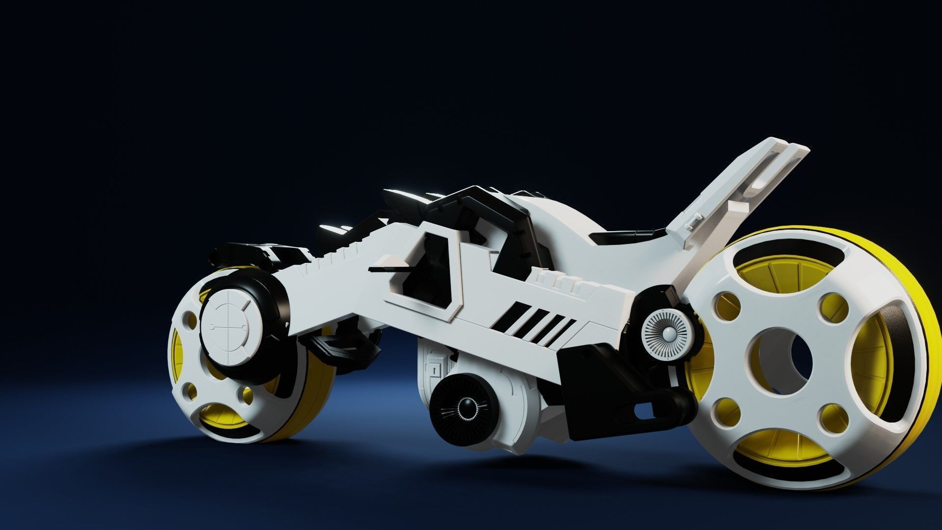 SCI-FI SPORTS BIKE 3D model_12