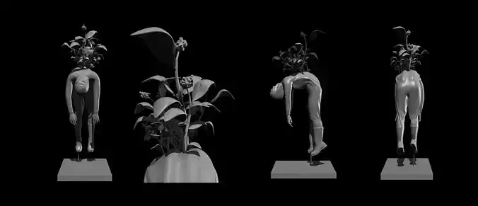 grow and die 3D print model