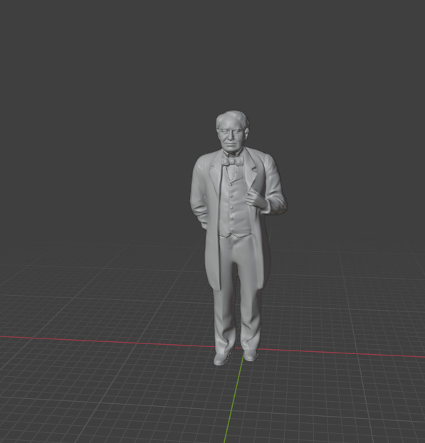 Thomas Edison 3D print model_2