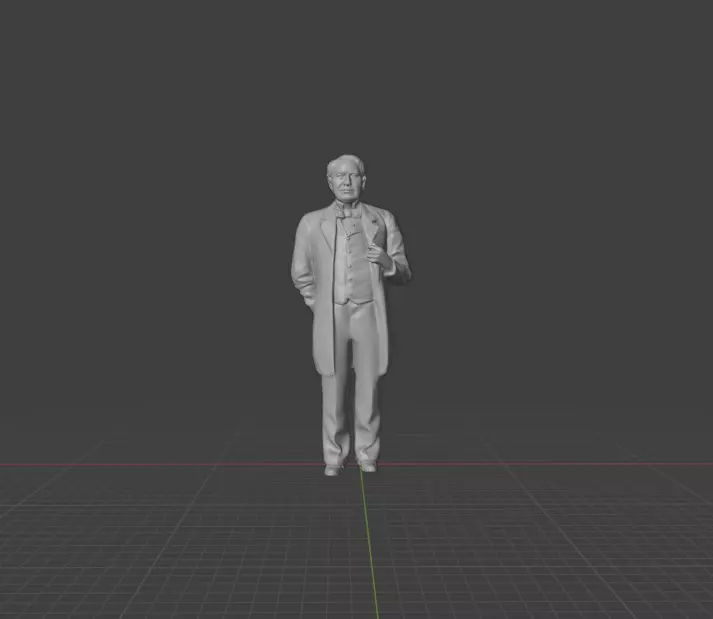 Thomas Edison 3D print model_0
