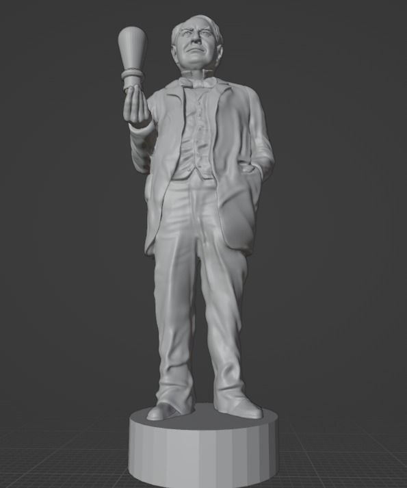 Thomas Edison 3D print model_26