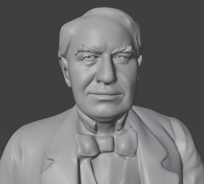 Thomas Edison 3D print model_9