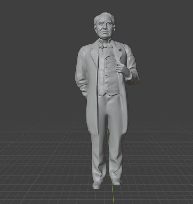 Thomas Edison 3D print model_12
