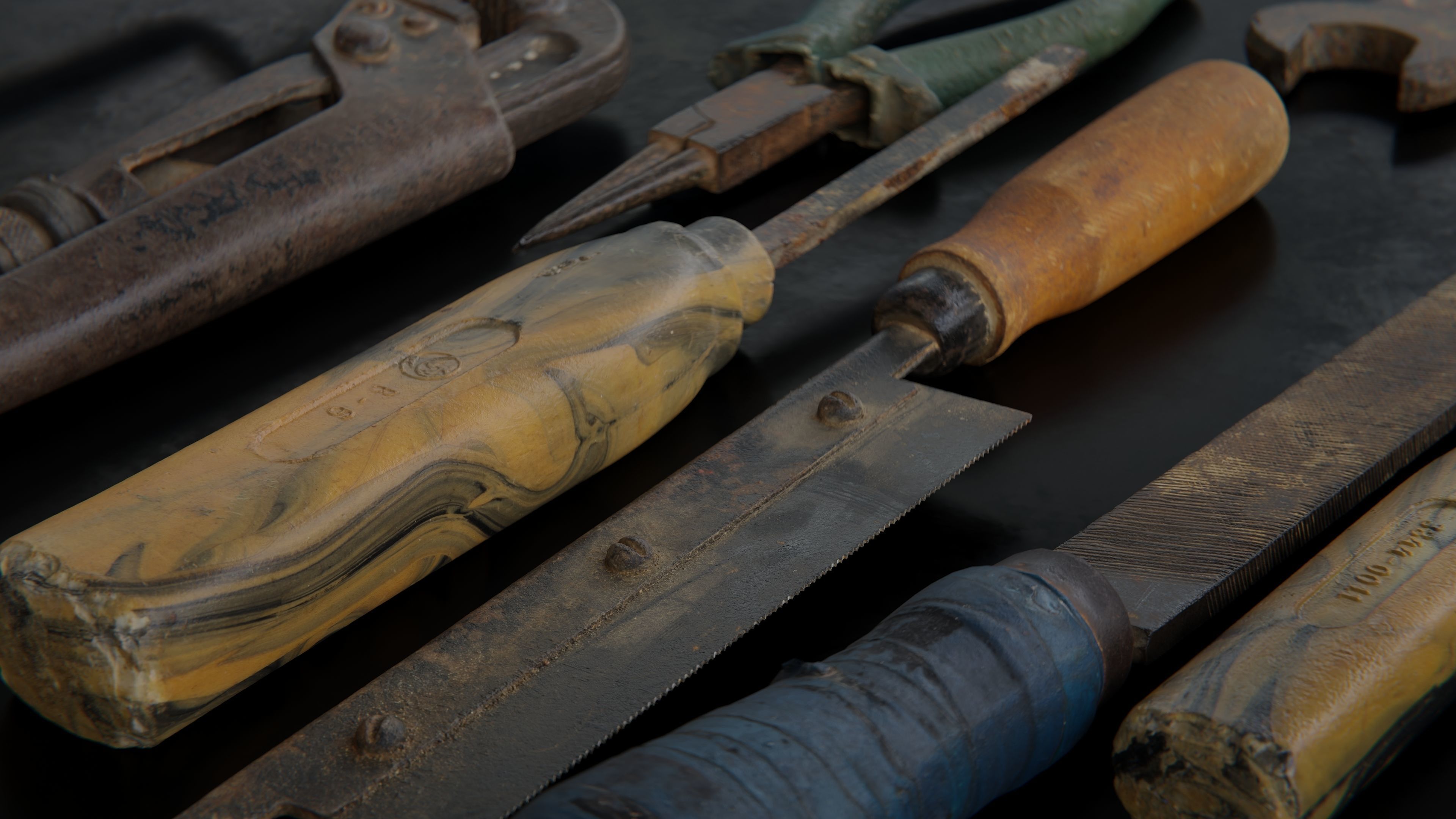 USCANS Tools  set 1 Low-poly 3D model_4