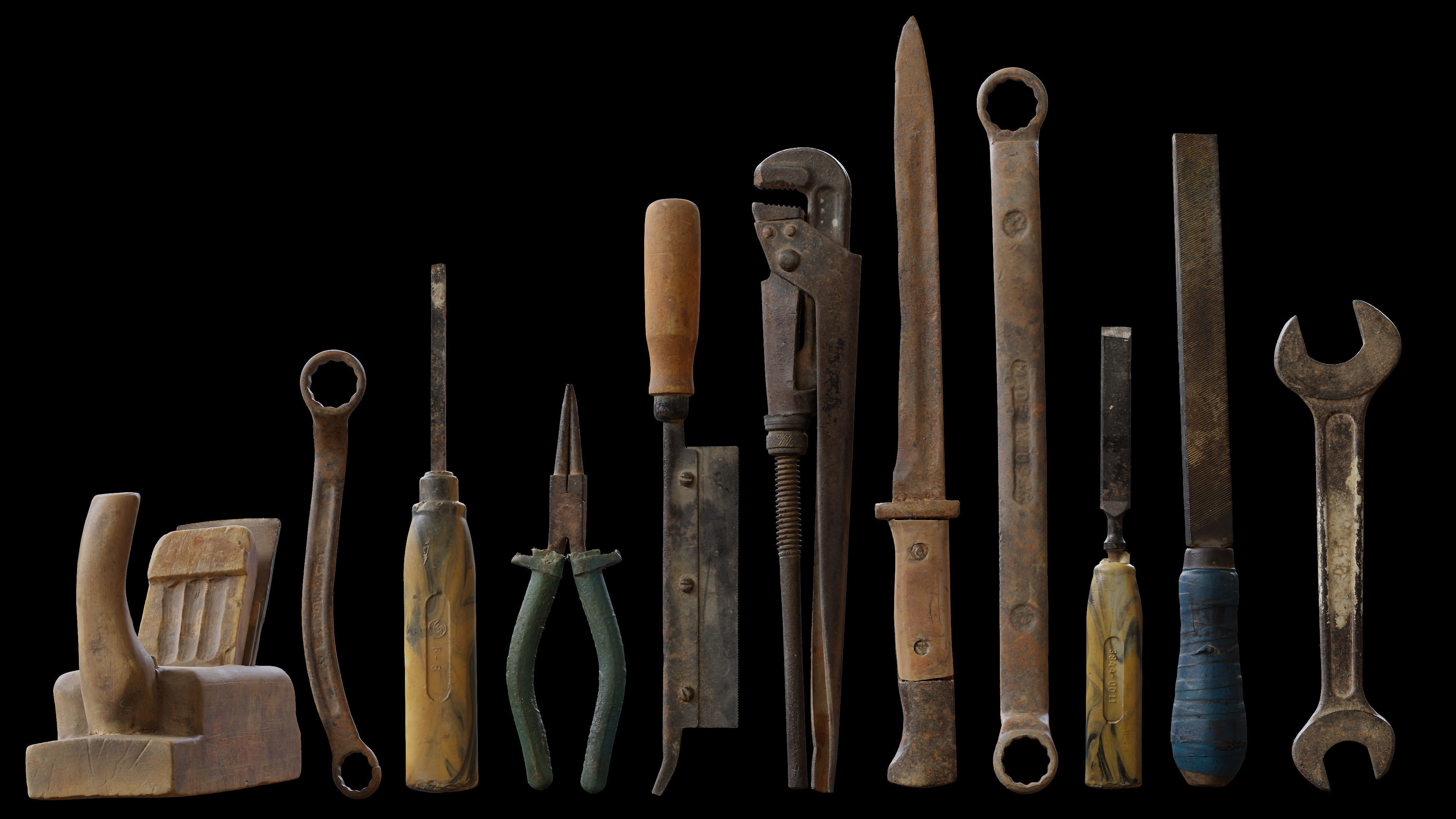 USCANS Tools  set 1 Low-poly 3D model_3