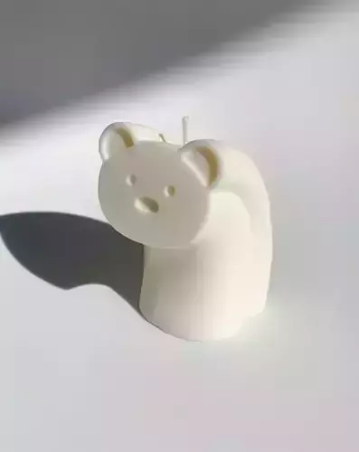 Cute Bear Candle
