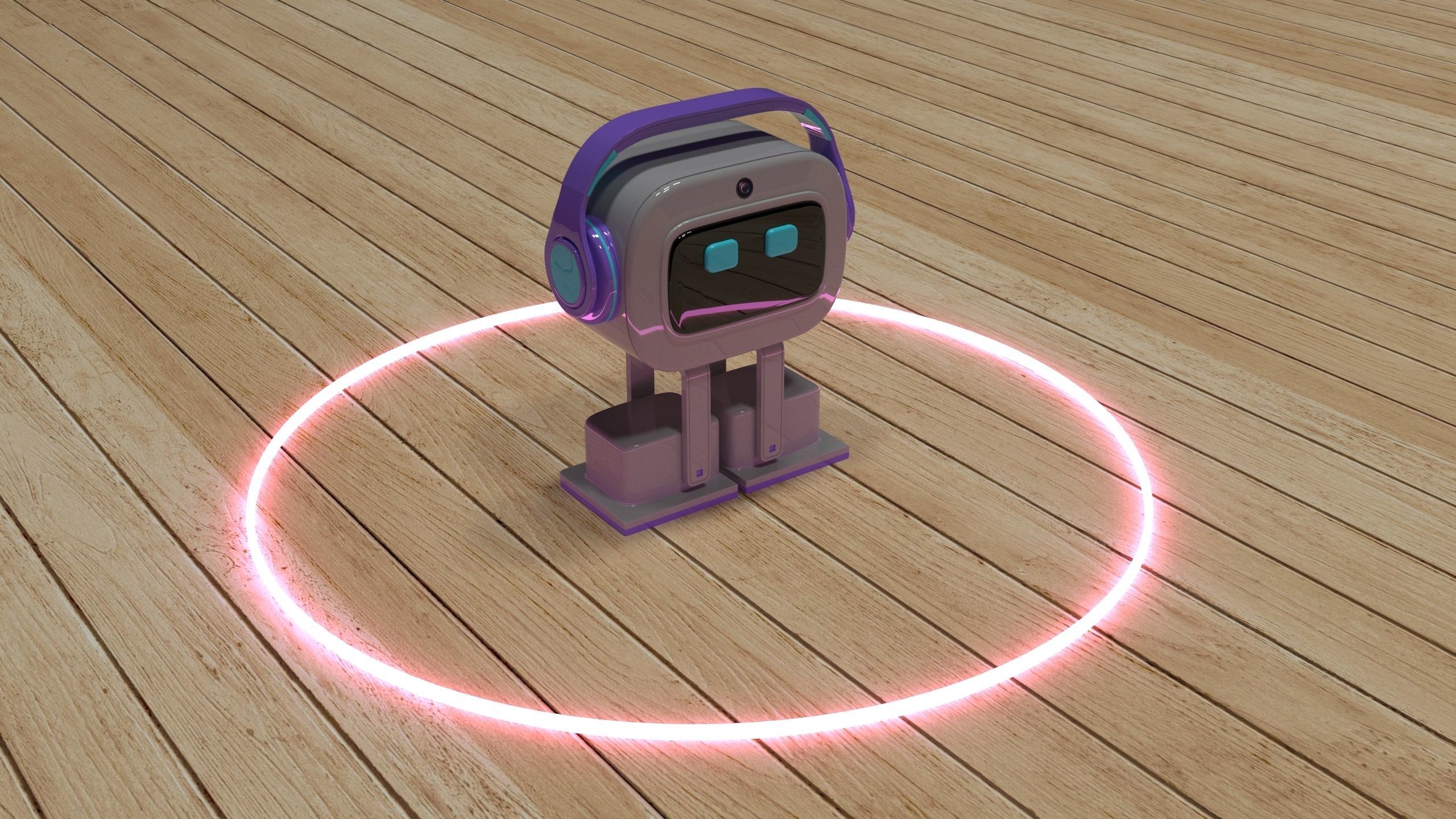 EMO Robot  3D model_8