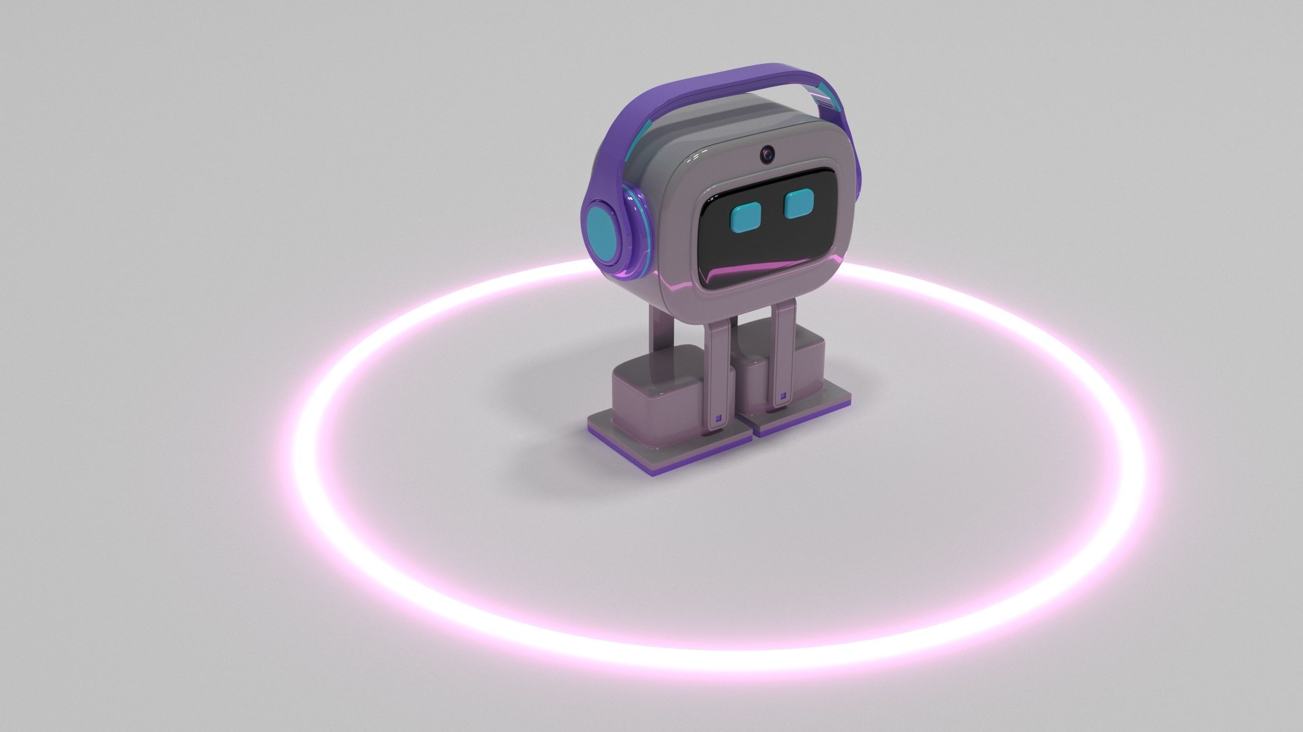 EMO Robot  3D model_4