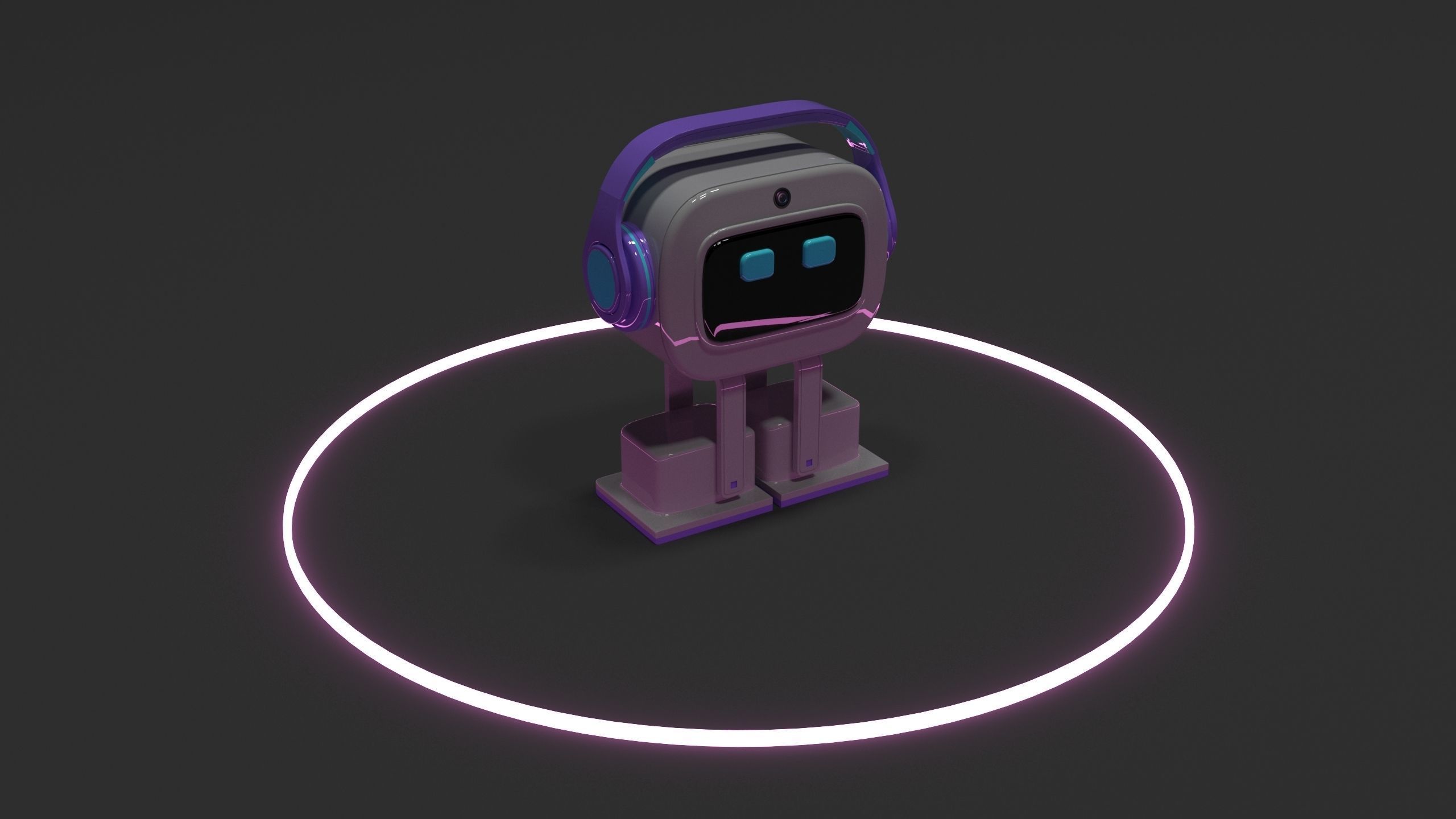 EMO Robot  3D model_10