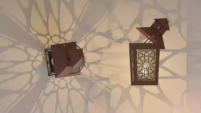 HANG LANTERN ARABIC 3D model