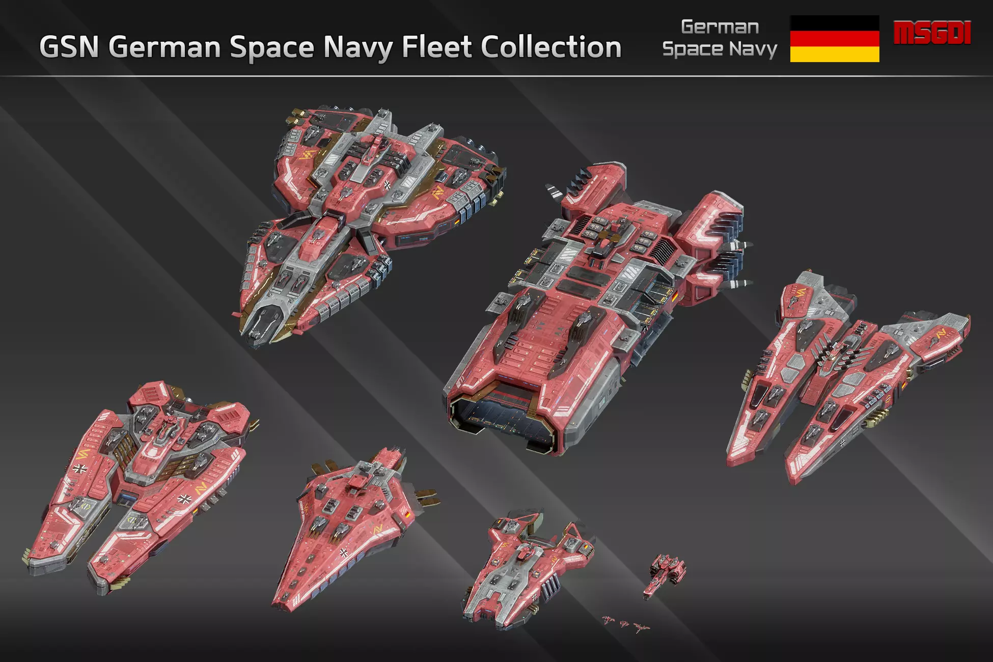 GSN German Space Navy Fleet Collection _0