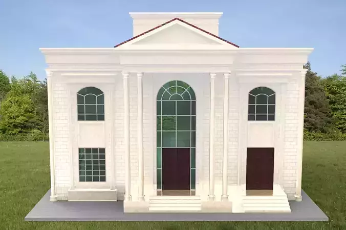 VILLA house with roof