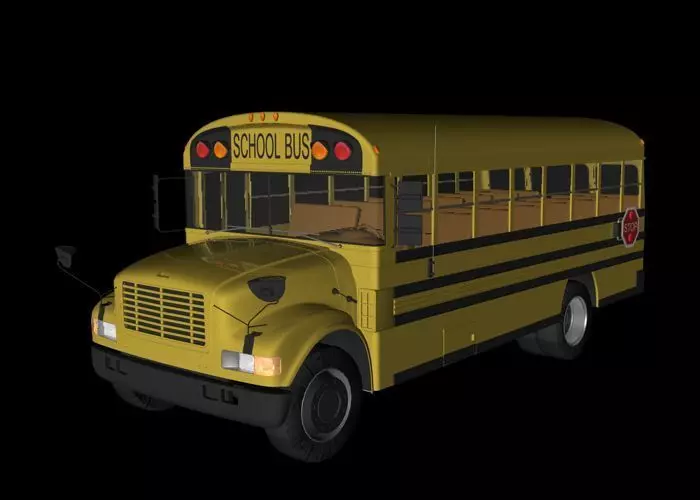 School Bus 3D model