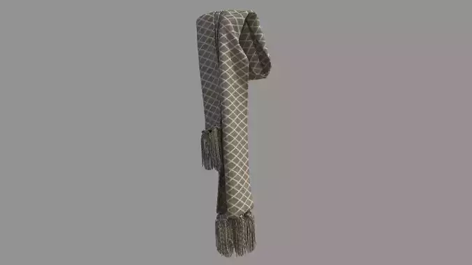 Female  Scarf 3D model