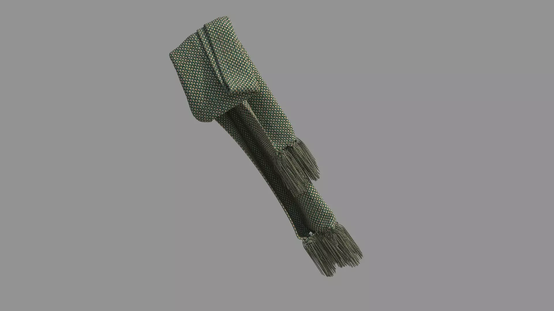 scarf knitted 3D model