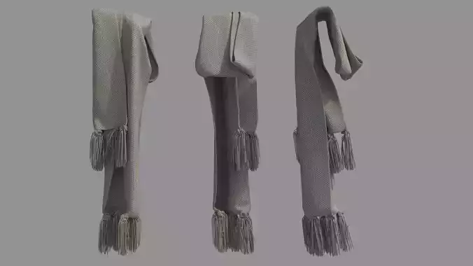 Women Scraf 3D model