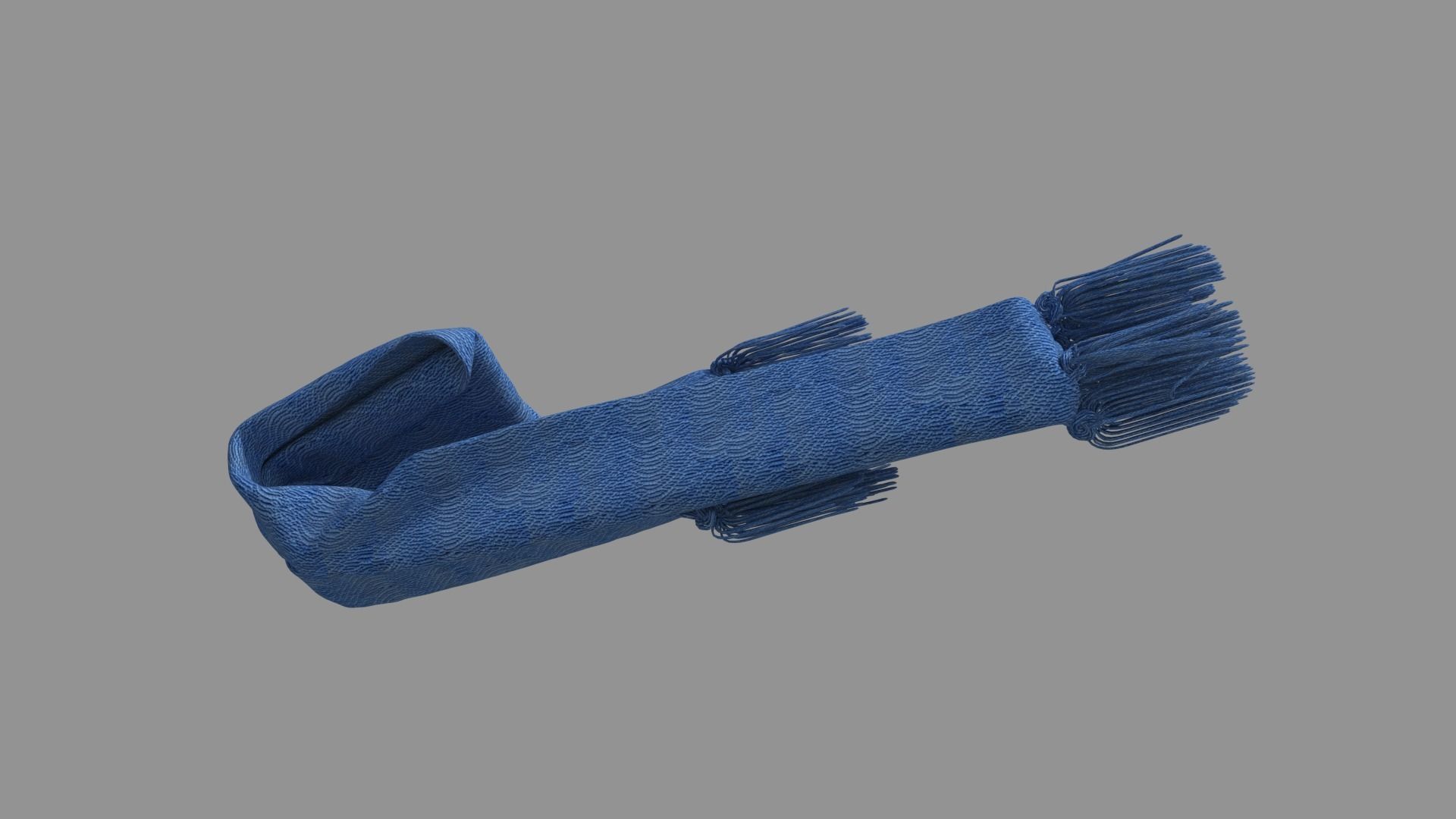 Female scarf  3D model_7