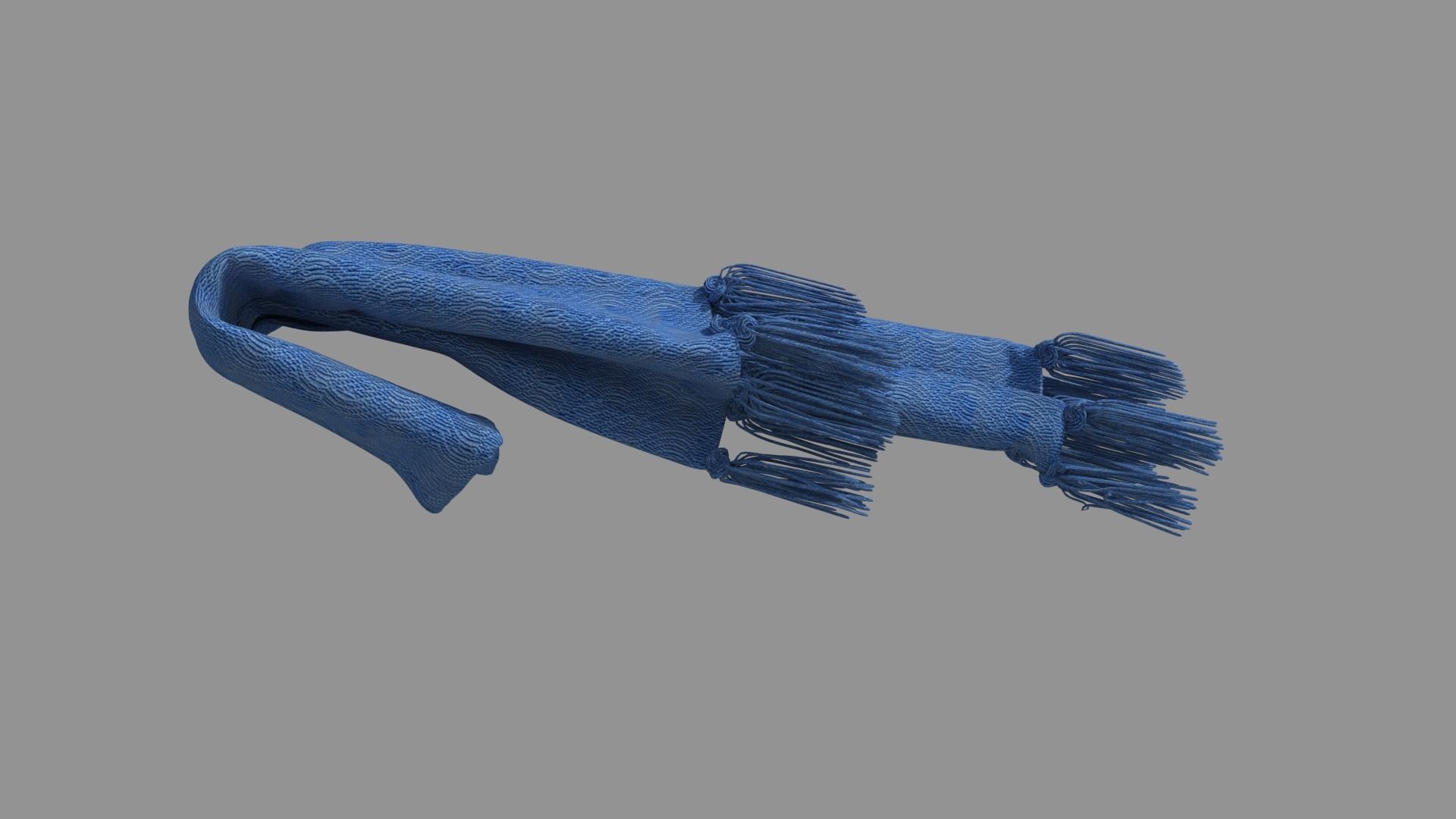 Female scarf  3D model_5