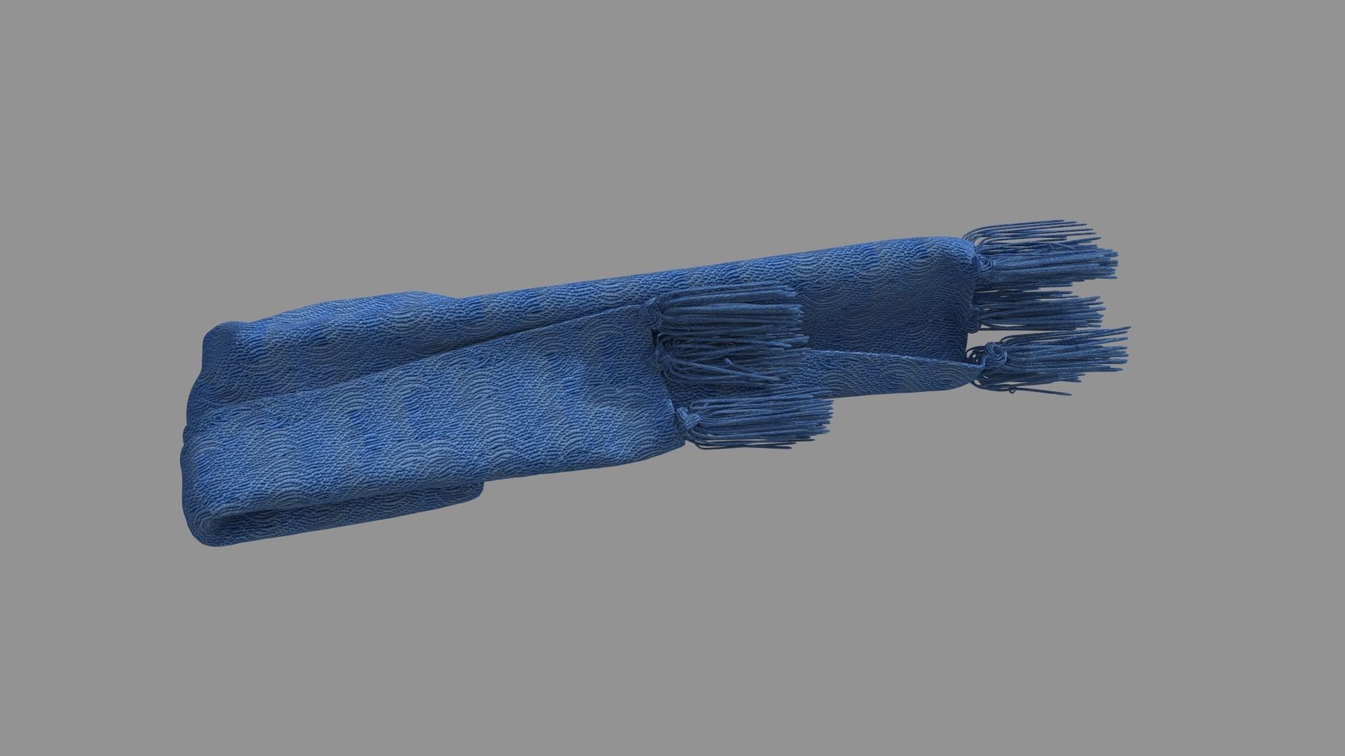 Female scarf  3D model_6