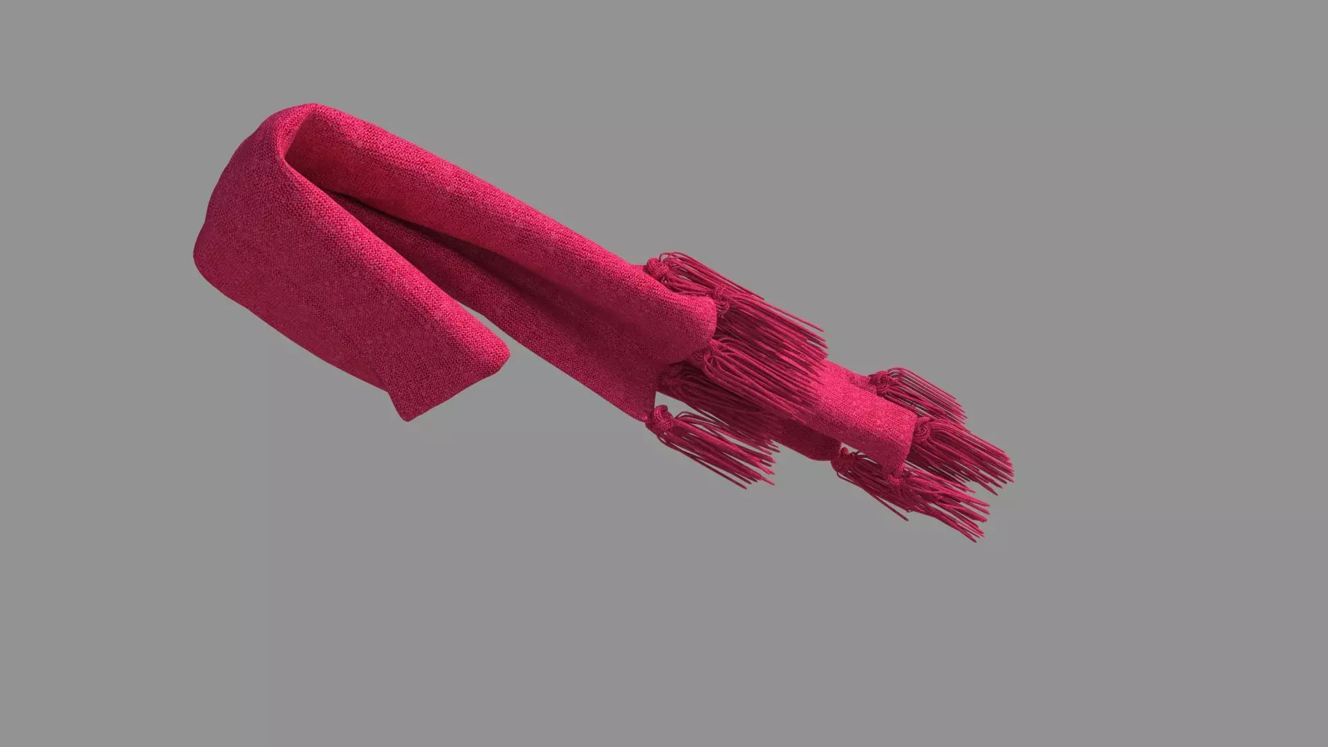 Female scarf 3D model