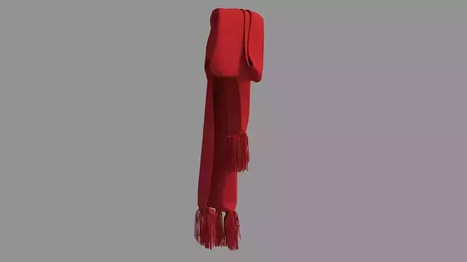 Women scarf 3D model