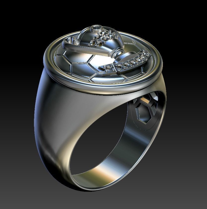  Cup Championship Ring MR 12 3D print model_14