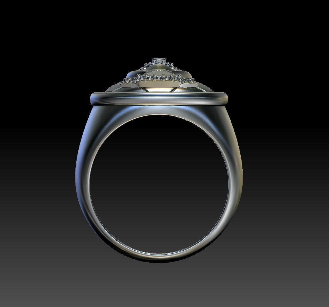  Cup Championship Ring MR 12 3D print model_10