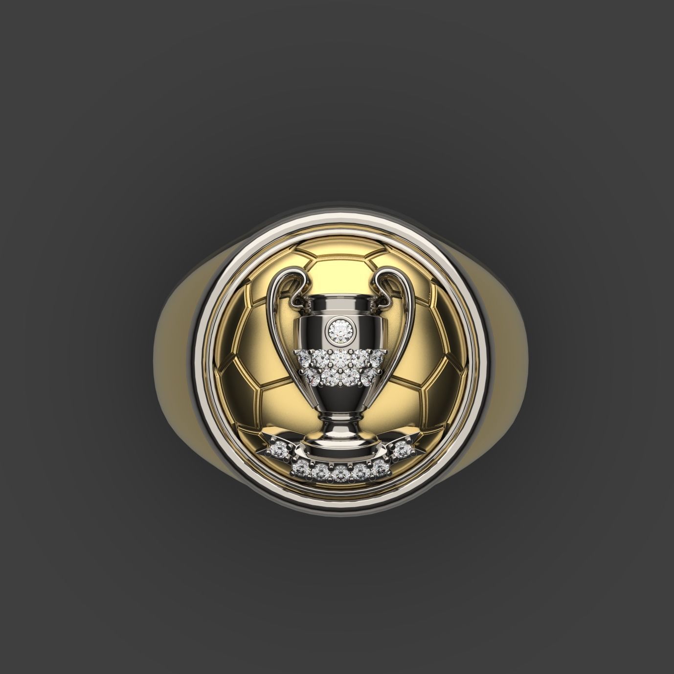  Cup Championship Ring MR 12 3D print model_1