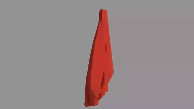 scarf cloth hanging 3D model