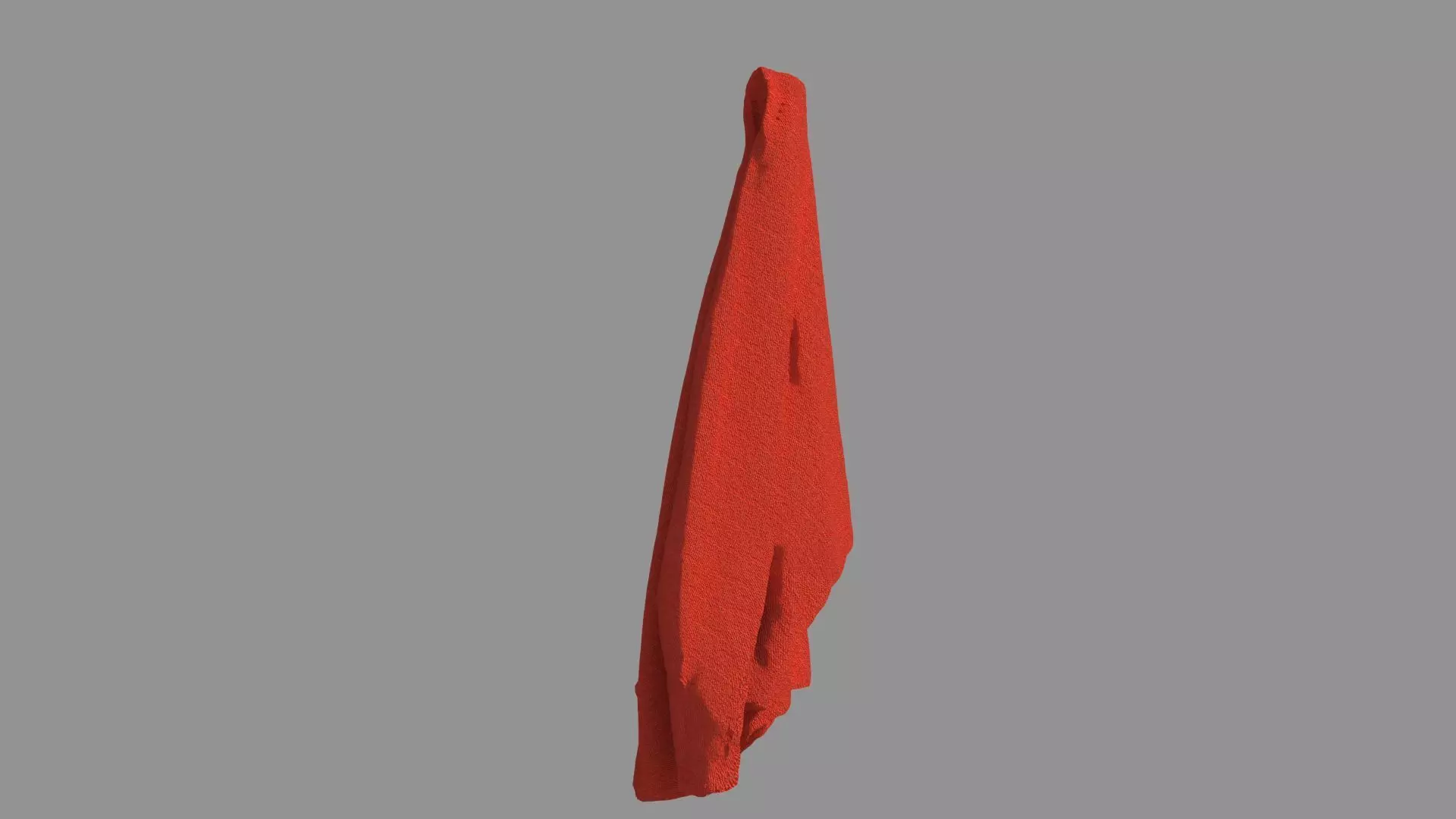 scarf cloth hanging 3D model_0