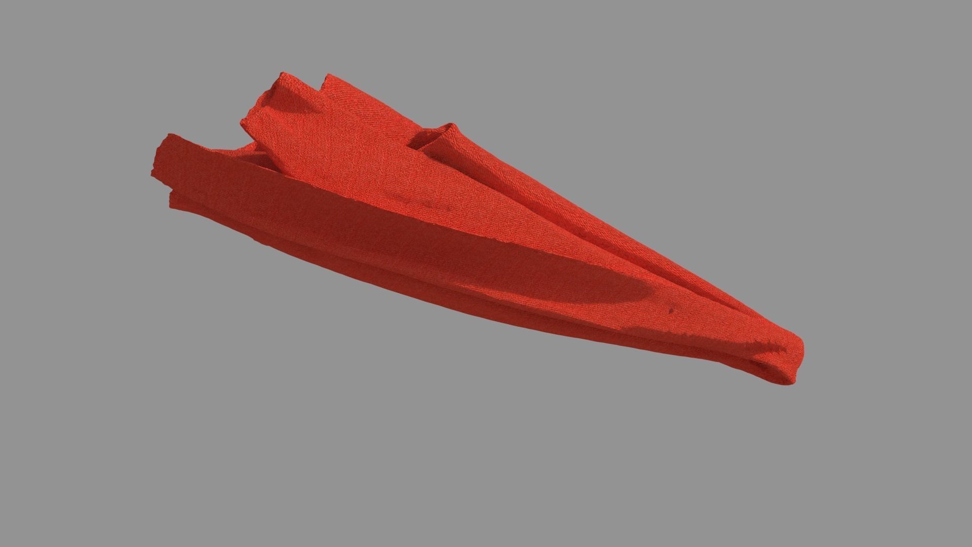 scarf cloth hanging 3D model_6