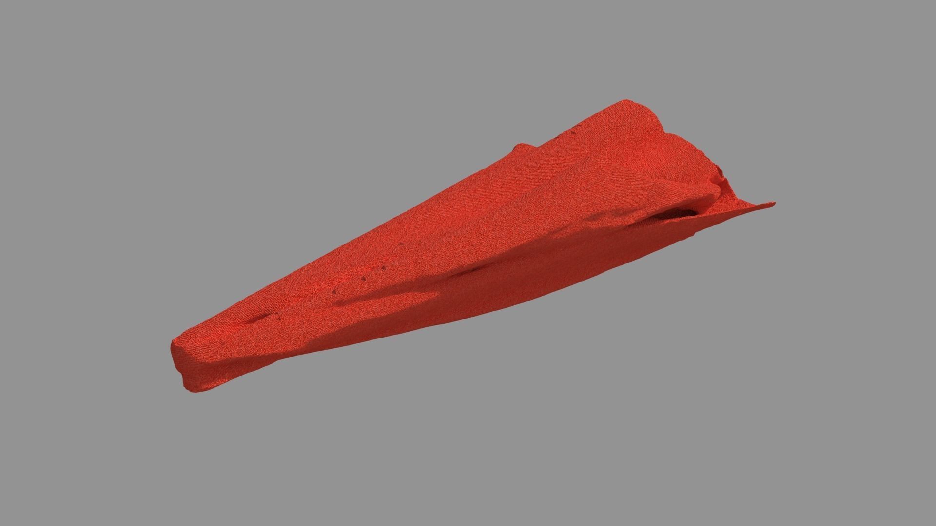 scarf cloth hanging 3D model_5