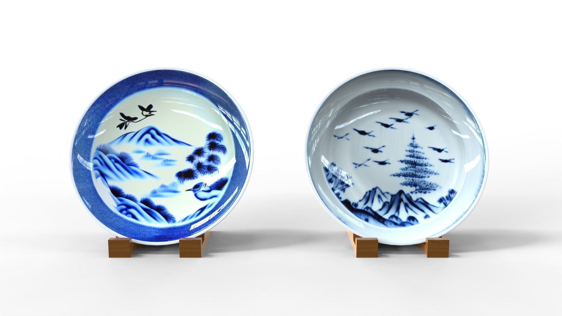 Plate-10 pattern set 3D model_2