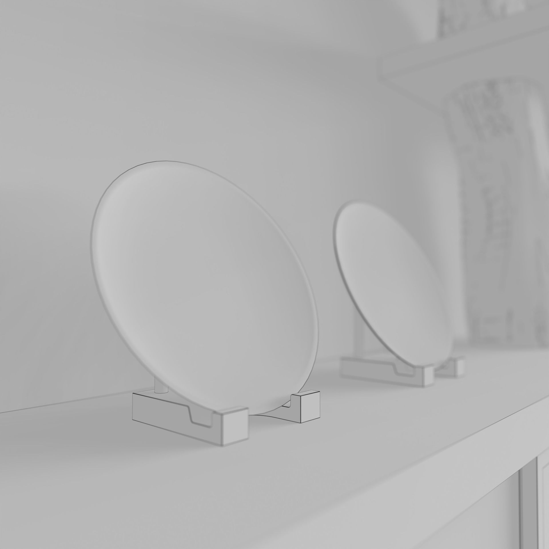 Plate-10 pattern set 3D model_7