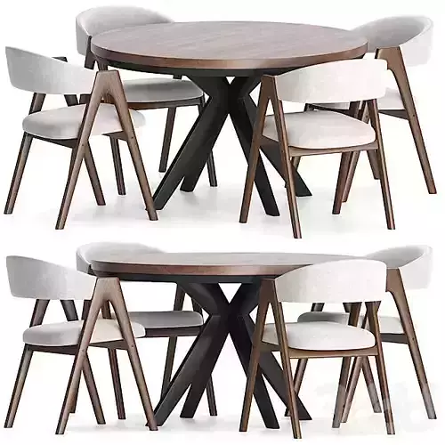 Dublin chair and Kitchen sliding table