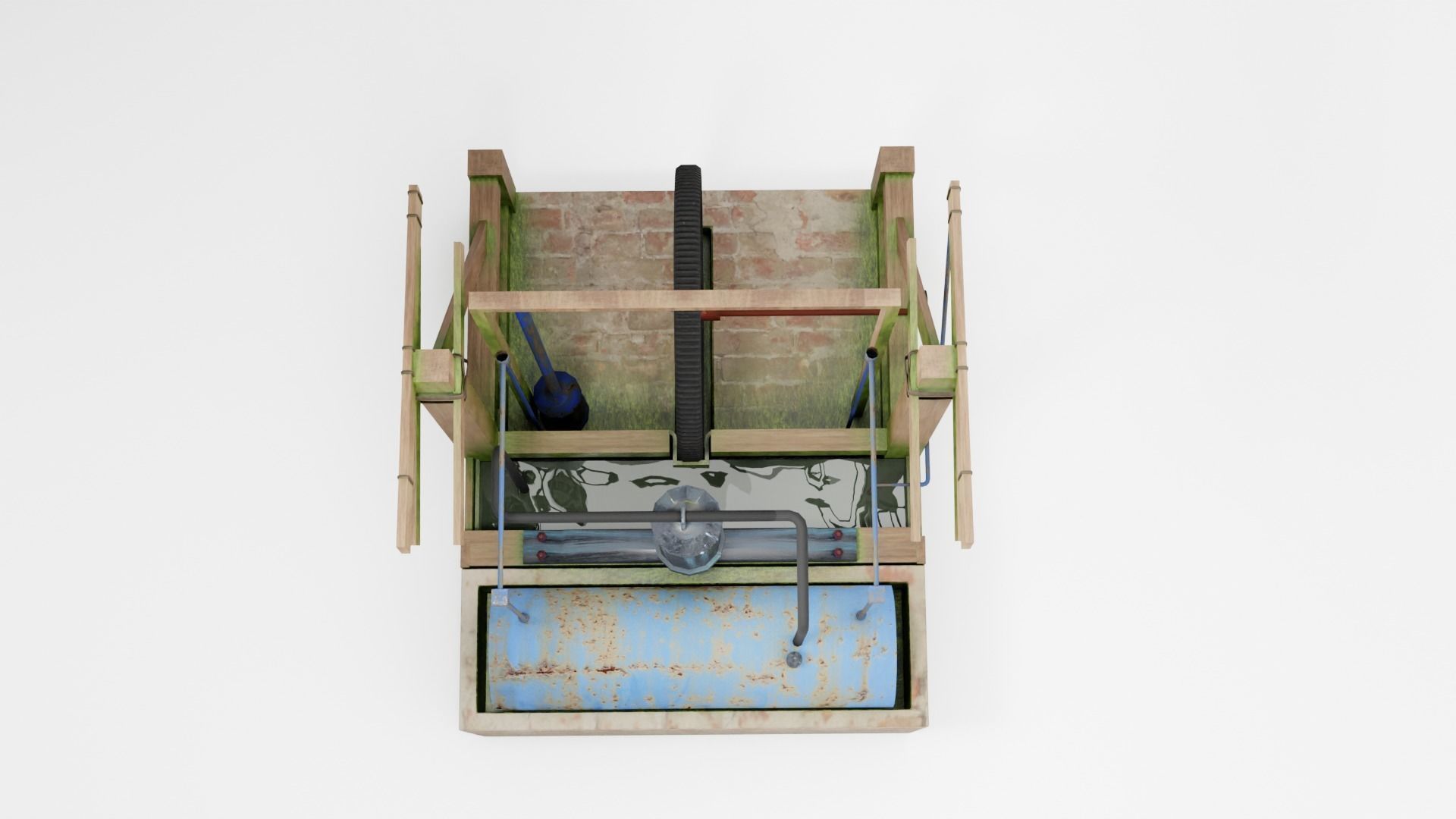 STEAM ENGINE 3D model_2