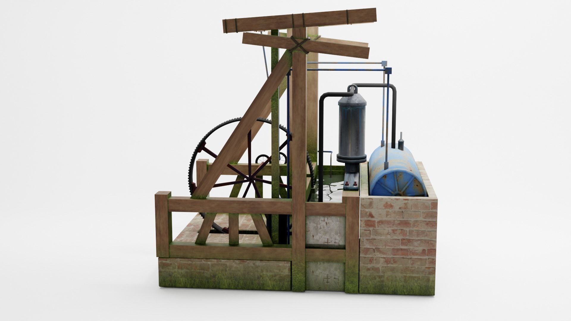 STEAM ENGINE 3D model_7
