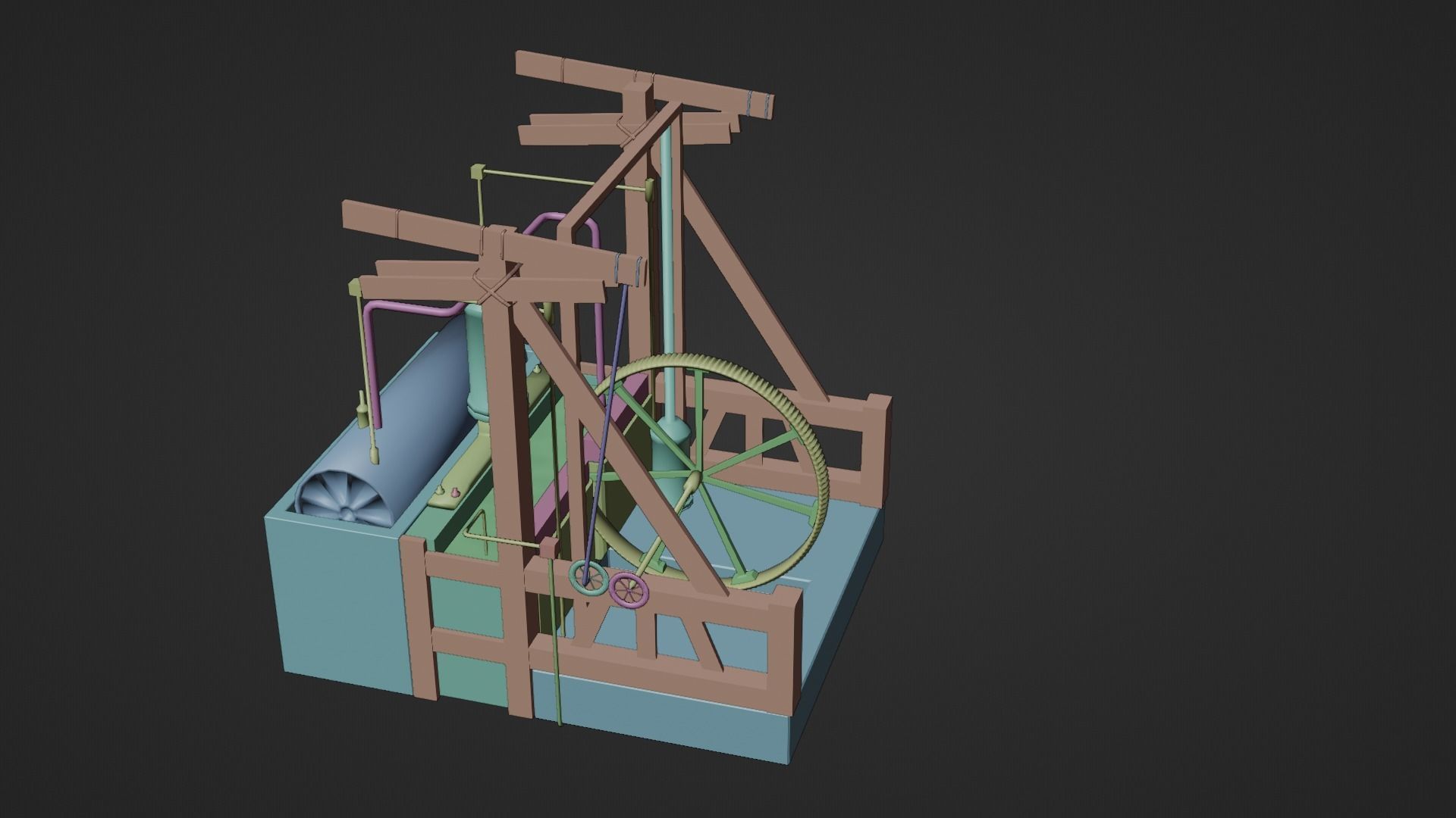 STEAM ENGINE 3D model_12