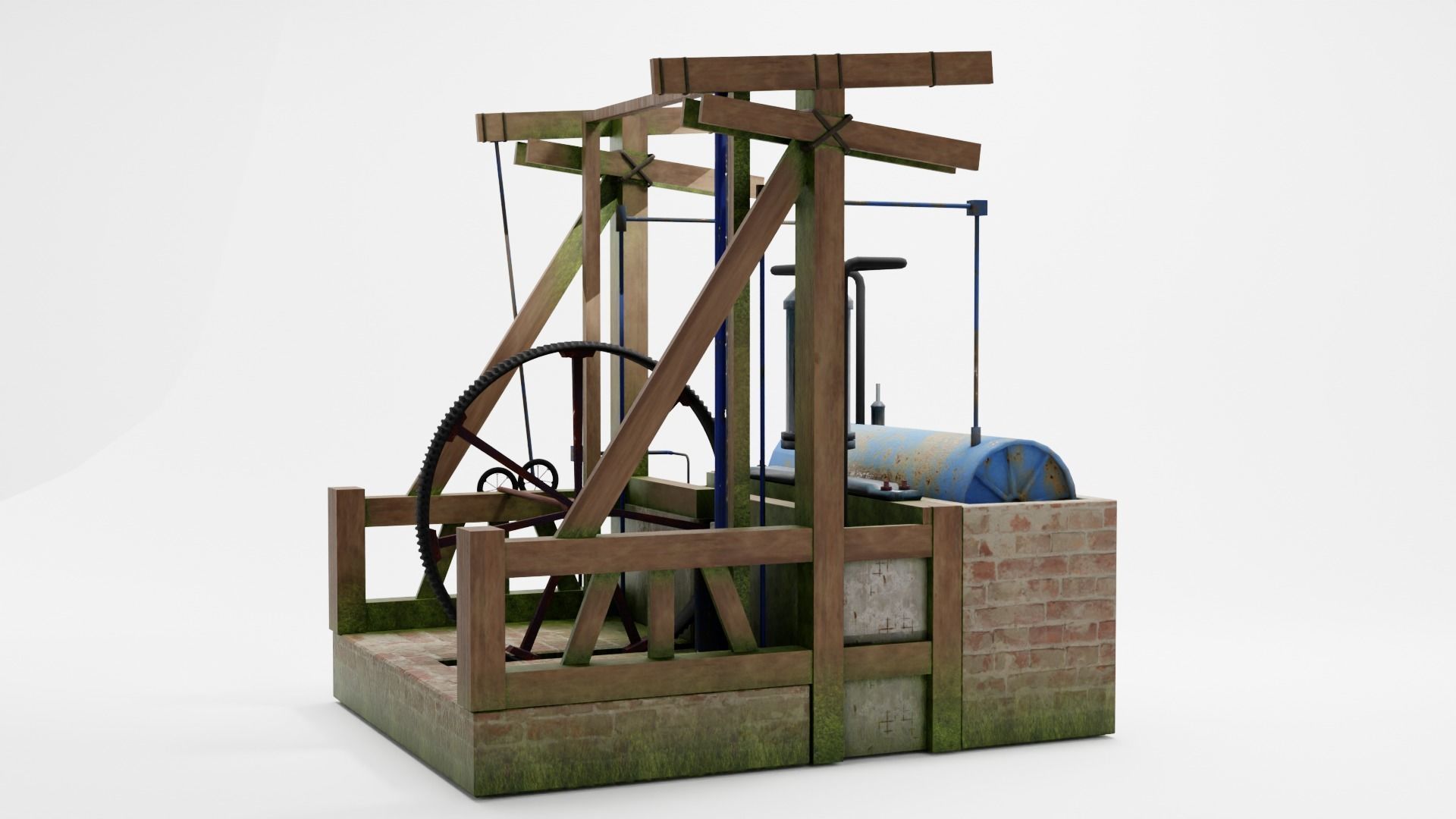 STEAM ENGINE 3D model_4